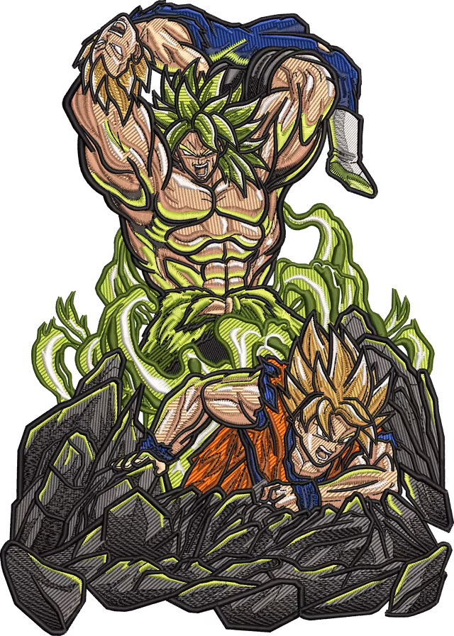 Brolyvs Gokuand Vegeta