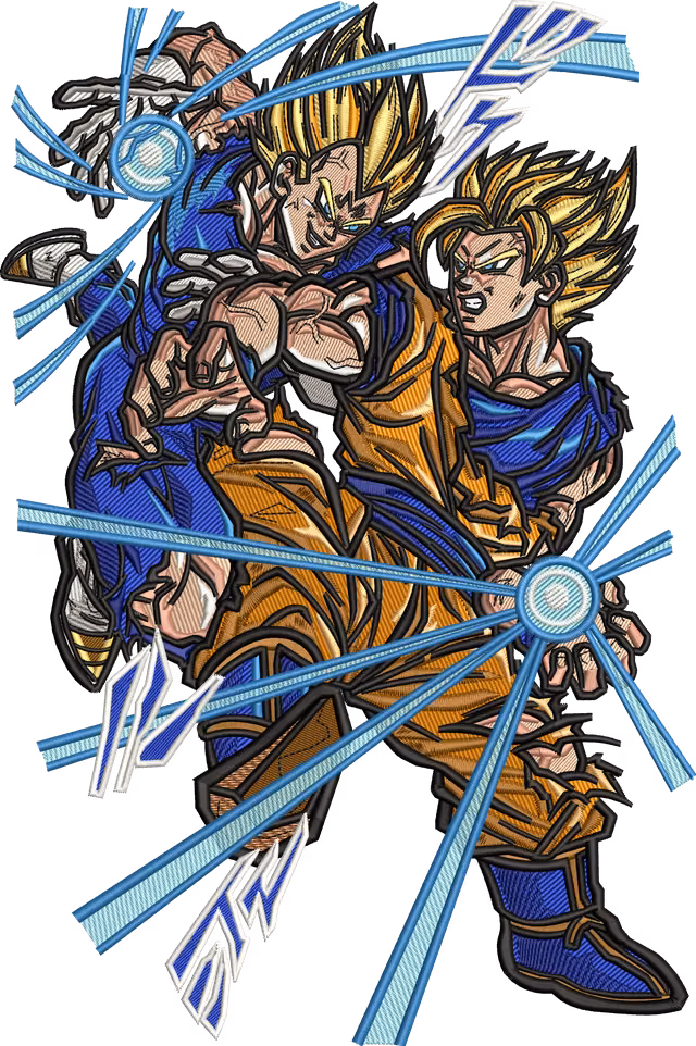 Goku Vs Vegeta Majin